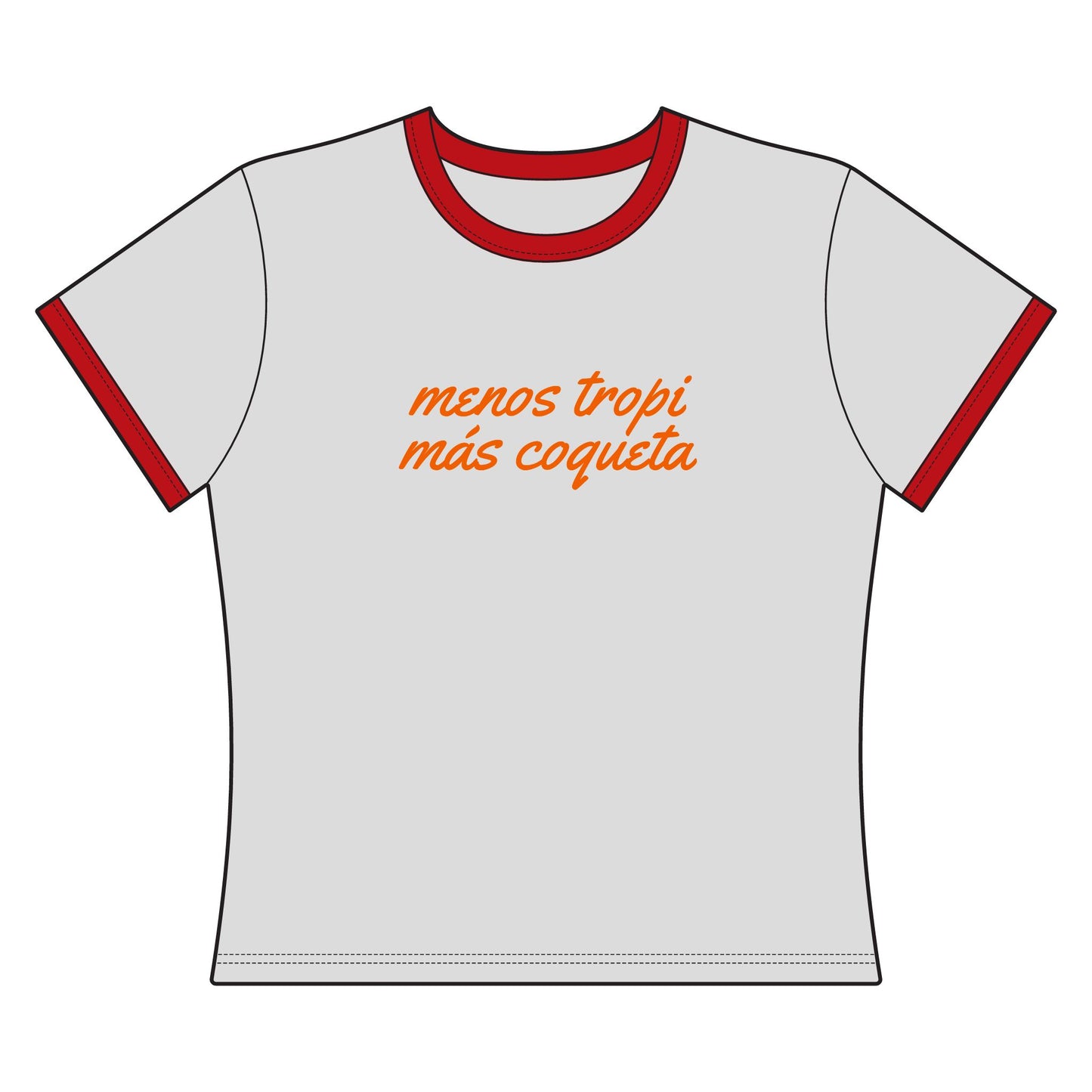 Coqueta Tropitee ringer crop