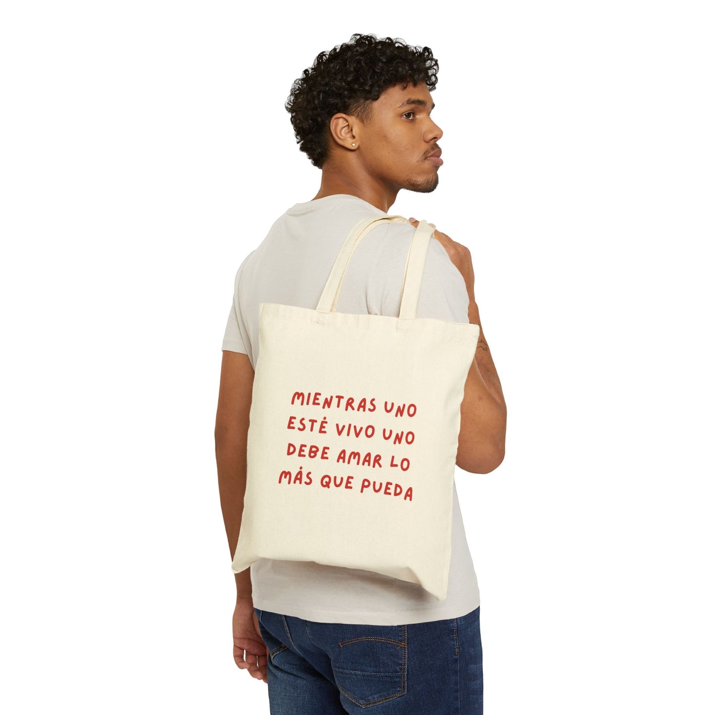Tote bag Amar estampada